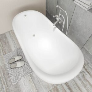 Dreamwerks 5.5 ft. Acrylic Claw Foot Oval Tub - Image 9