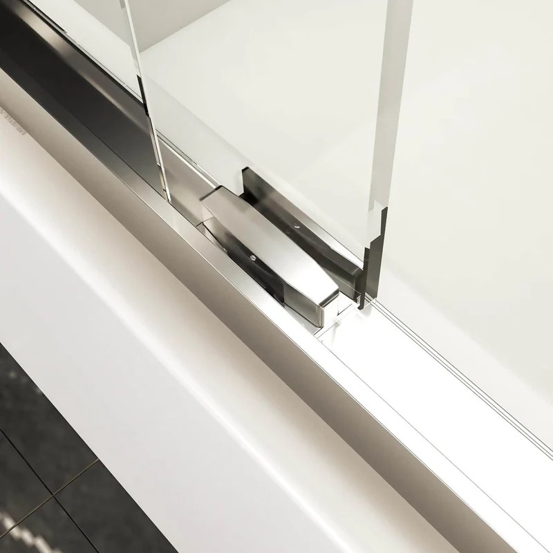 Dreamwerks 60 in. x 60 in. Framed Bypass Shower Door in Polished Chrome - Image 4