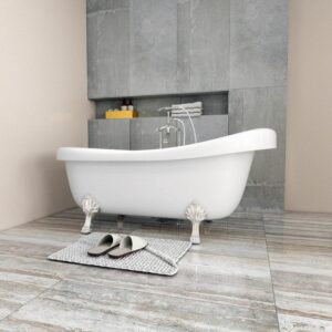 Dreamwerks 5.5 ft. Acrylic Claw Foot Oval Tub - Image 11