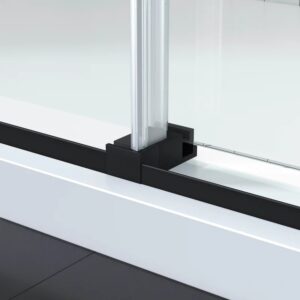 Dreamwerks 36 in. x 60 in. x 79 in. Luxury Frameless Sliding Shower Kit in Stainless Steel - Image 10