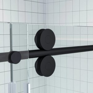 Dreamwerks 36 in. x 60 in. x 79 in. Luxury Frameless Sliding Shower Kit in Stainless Steel - Image 11