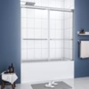 Dreamwerks 60 in. x 60 in. Framed Bypass Shower Door in Polished Chrome - Image 7