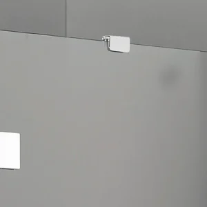 Dreamwerks 47 in. x 35 in. x 79 in. Frameless 3-Piece Corner Frameless Pivot Shower Enclosure in Clear Glass with Chrome Hardware - Image 16