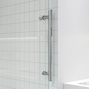 Dreamwerks 60 in. x 79 in. Frameless Sliding Shower Door in Stainless Steel - Image 8
