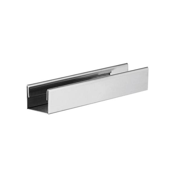Dreamwerks 42.5 in. x 79 in. Frameless Sliding Clear Glass Shower Door Enclosure in Chrome with Handle-232