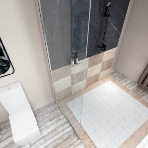 Dreamwerks 32 in. x 79 in. Fixed Shower Door - Image 10
