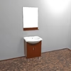 Dreamwerks 21.5 in. W x 17.5 in. D x 32 in. H Vanity in Red Color with White Ceramic Vanity Top - Image 2