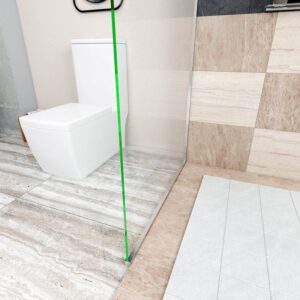 Dreamwerks 32 in. x 79 in. Fixed Shower Door - Image 12