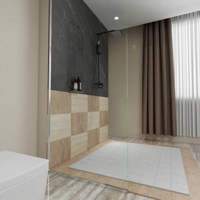 Dreamwerks 32 in. x 79 in. Fixed Shower Door - Image 13
