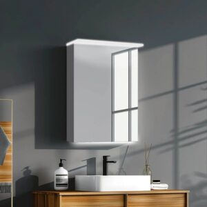 Garet 20" W x 28" H LED Medicine Cabinet - Image 4