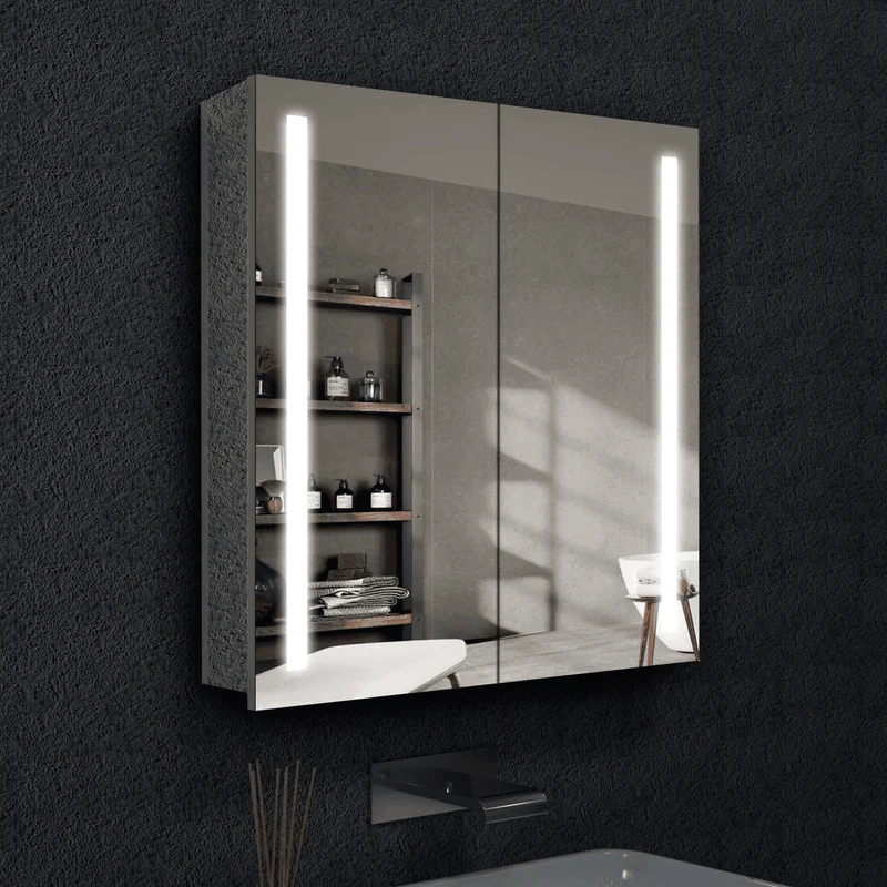 Solis 28" x 28" LED Medicine Cabinet - Image 4
