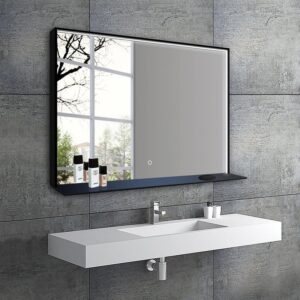 40" x 24" LED Mirror with Wireless Cellphone Charger - Image 5