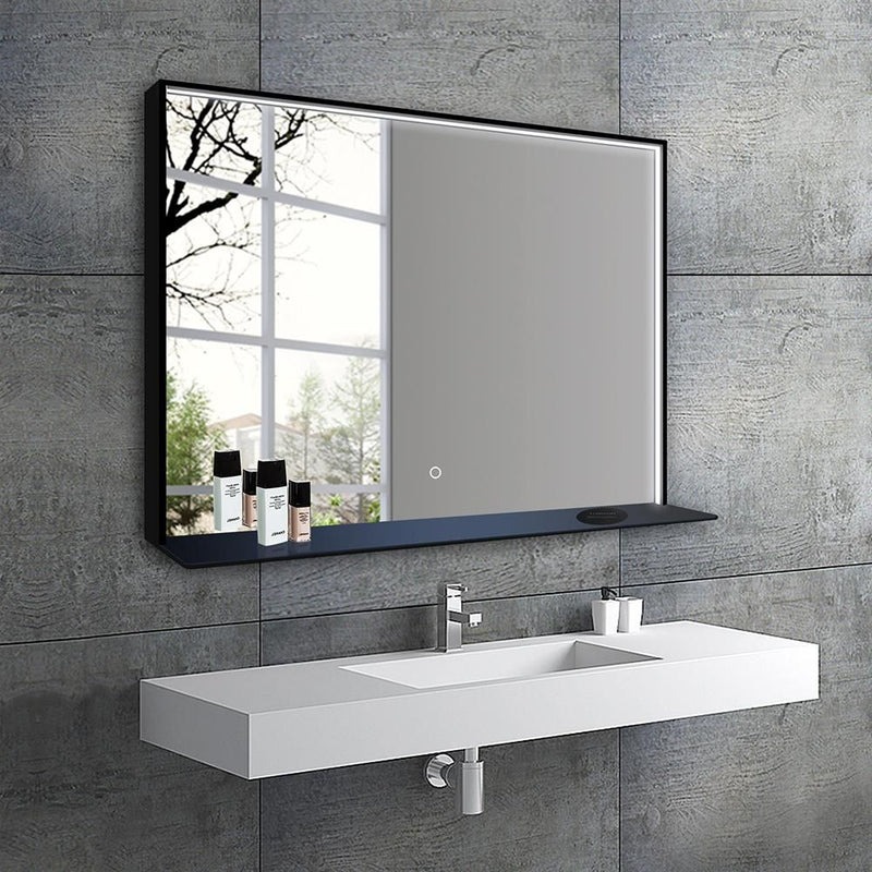 40" x 24" LED Mirror with Wireless Cellphone Charger - Image 5