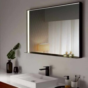 40" x 24" LED Mirror with Wireless Cellphone Charger - Image 2