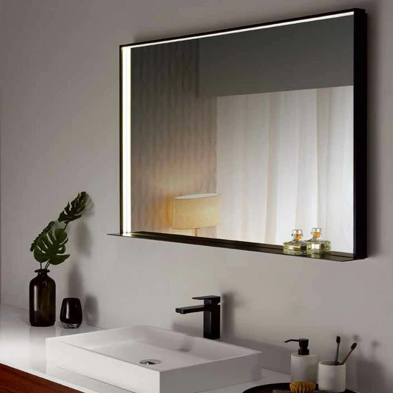40" x 24" LED Mirror with Wireless Cellphone Charger - Image 2