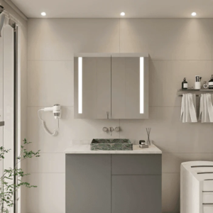 Solis 28" x 28" LED Medicine Cabinet - Image 6