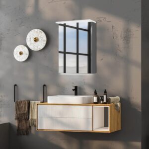 Garet 20" W x 28" H LED Medicine Cabinet - Image 8