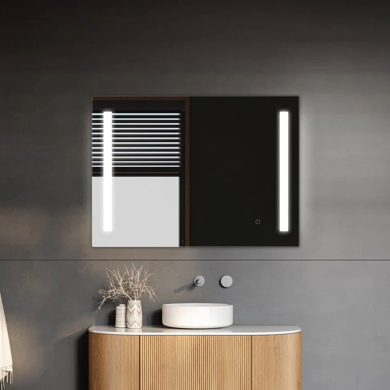 Rose Gold 40" W x 24" H LED Mirror - Image 14