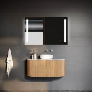 Rose Gold 40" W x 24" H LED Mirror - Image 6