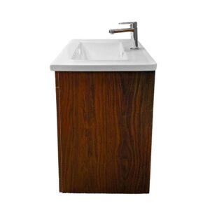 Dreamwerks 24" W x 18" D x 33" H Oslo Vanity in Deep Peach Wood Finish with Ceramic Vanity Top - Image 13