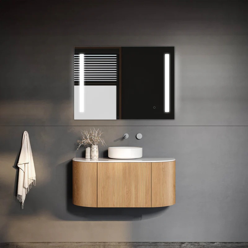 Treviso 20" W x 26" H LED Mirror with Dimmer and Defogger - Image 3