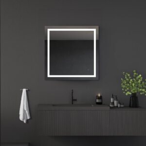 Riga 20" W x 26" H LED Mirror with Dimmer and Defogger - Image 6