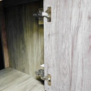 Dreamwerks 24" W x 19" D x 33" H Livorno Vanity With Ceramic Vanity Top in Woodgrain Finish - Image 12