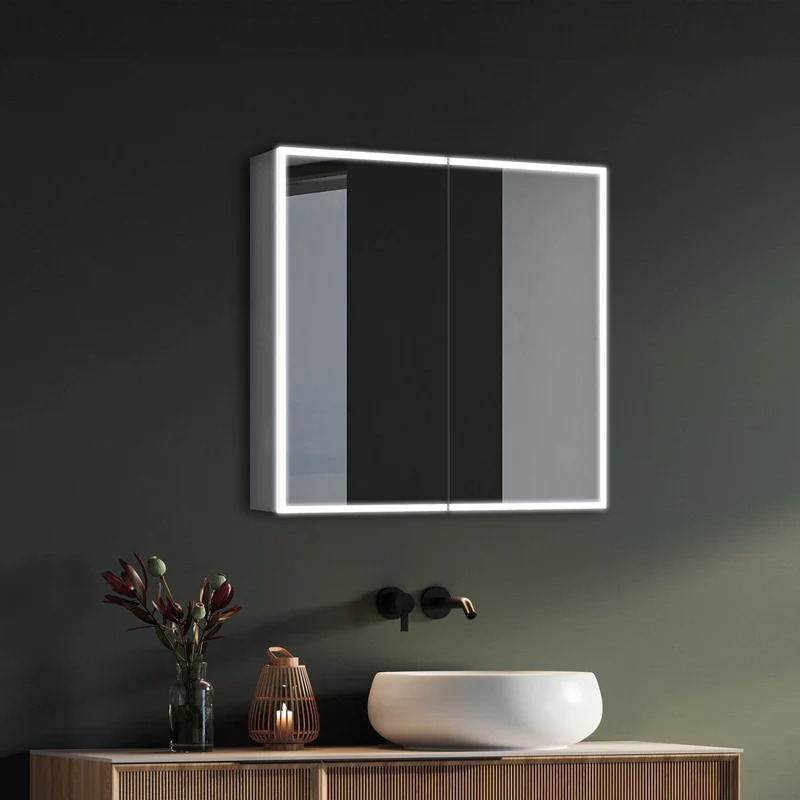 Dani 28" X 28" LED Medicine Cabinet - Image 4
