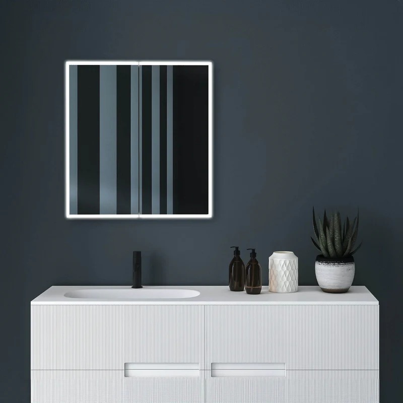 Dani 28" X 28" LED Medicine Cabinet - Image 5