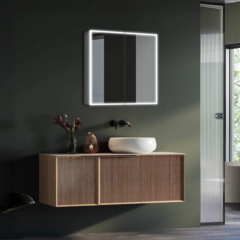 Dani 28" X 28" LED Medicine Cabinet - Image 7