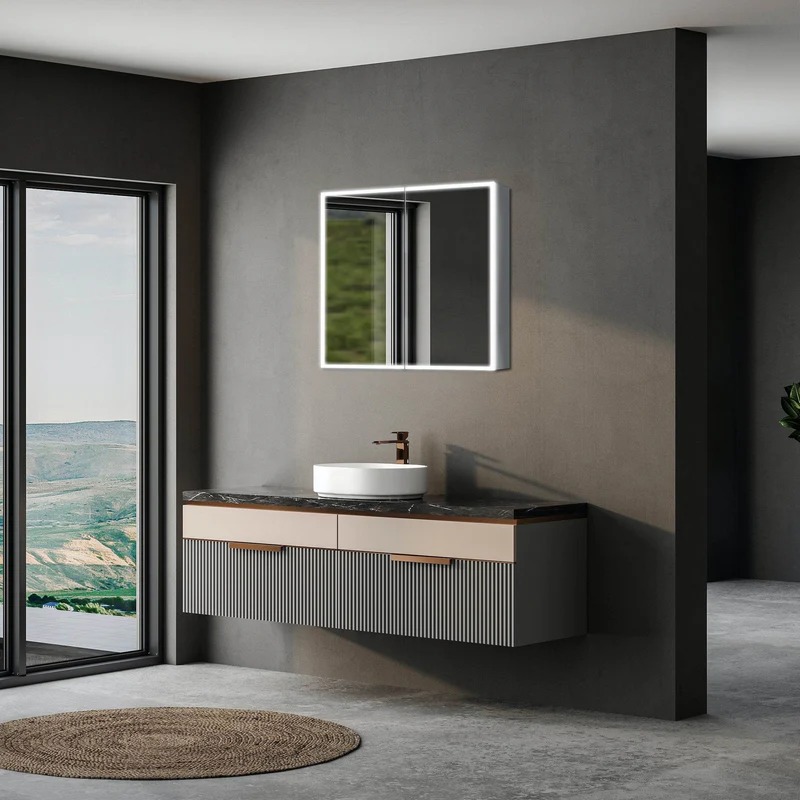 Dani 28" X 28" LED Medicine Cabinet - Image 9