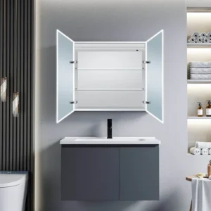 Dani 28" X 28" LED Medicine Cabinet - Image 11