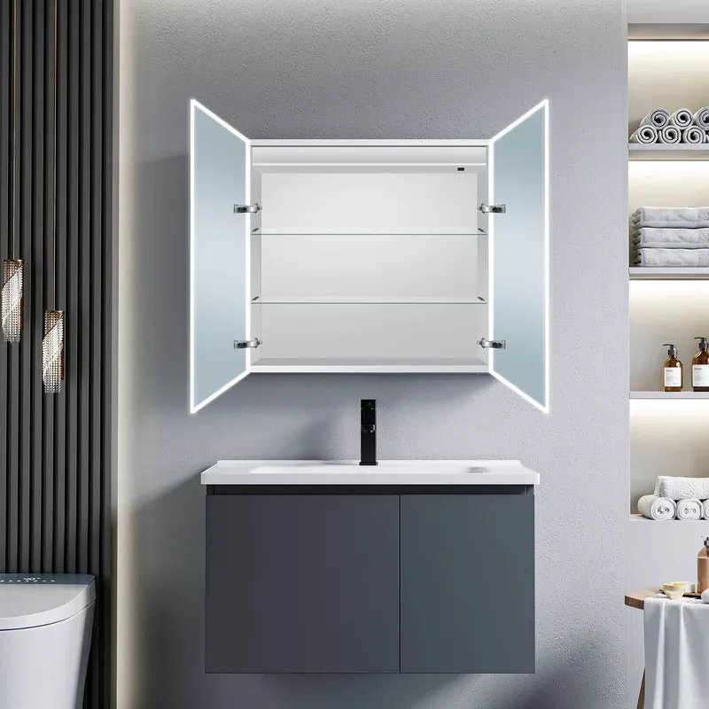 Dani 28" X 28" LED Medicine Cabinet - Image 11
