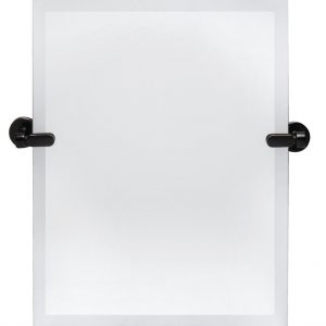 Dreamwerks 21'' W x 24'' H Oil-Rubbed Bronze Rectangular Frameless Bathroom Pivot Mirror-0