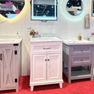 Dreamwerks 30" W x 22.4" D x 35" H White Vanity With Solid Wood & Carrara Marble Top - Image 17