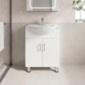 Dreamwerks 30" W x 22.4" D x 35" H White Vanity With Solid Wood & Carrara Marble Top - Image 8