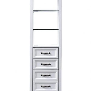 Dreamwerks 18"w X 18"d X 60"h White Linen Cabinet-0