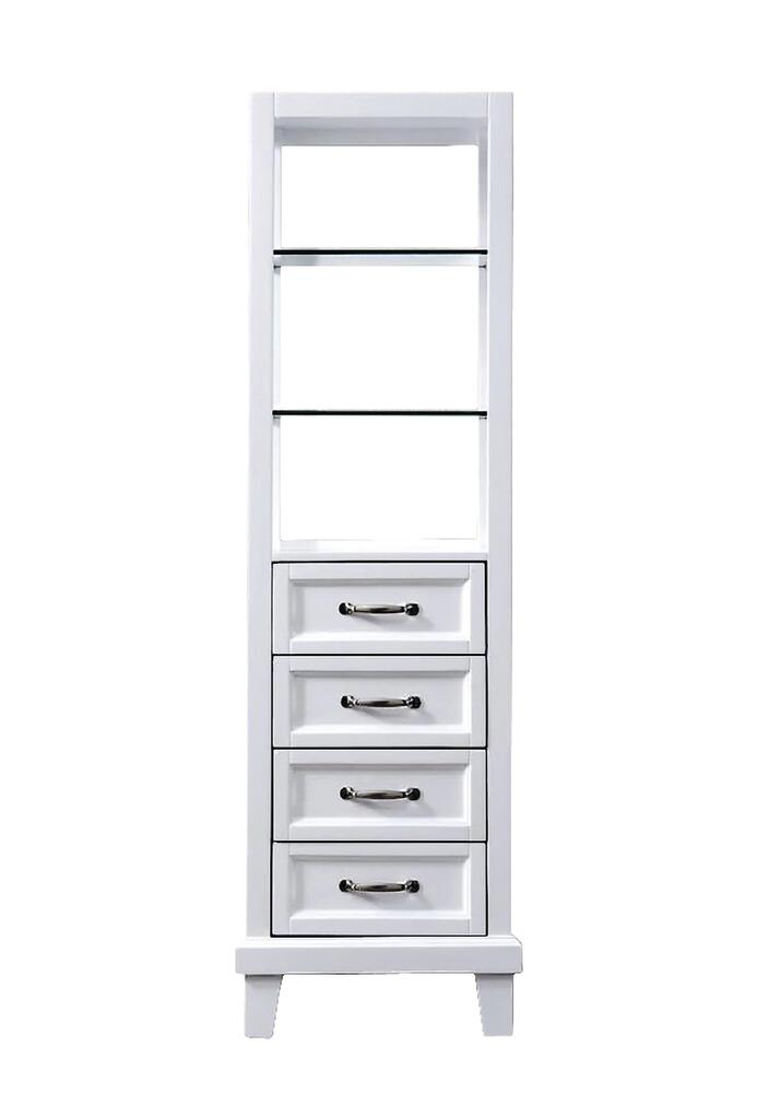 Dreamwerks 18"w X 18"d X 60"h White Linen Cabinet-0
