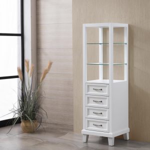 Dreamwerks 18"w X 18"d X 60"h White Linen Cabinet-522