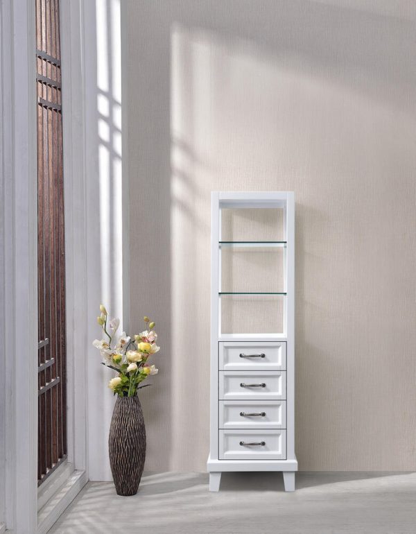 Dreamwerks 18"w X 18"d X 60"h White Linen Cabinet-523