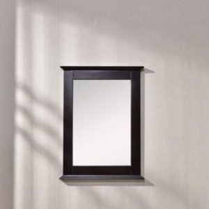 Dreamwerks Cambridge 24" W x 32" H Framed Mirror in Chocolate Finish-550