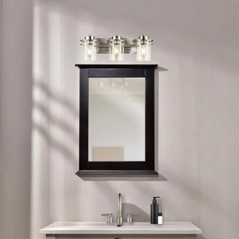 Dreamwerks Cambridge 24" W x 32" H Framed Mirror in Chocolate Finish - Image 8
