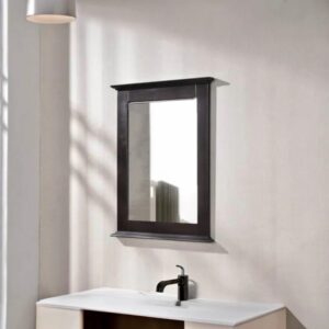 Dreamwerks Cambridge 24" W x 32" H Framed Mirror in Chocolate Finish - Image 7