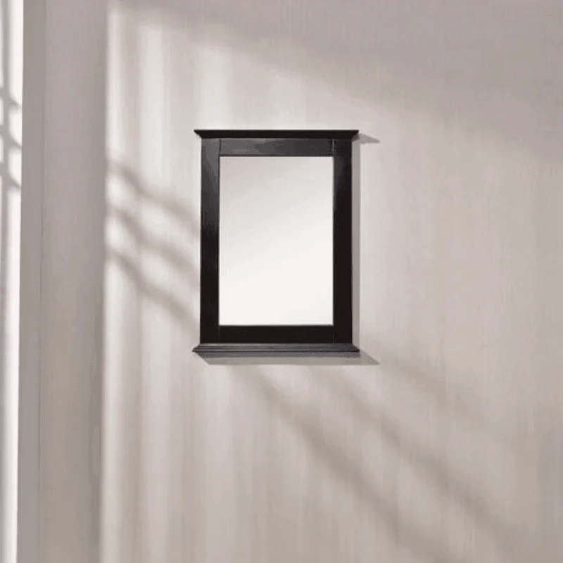 Dreamwerks Cambridge 24" W x 32" H Framed Mirror in Chocolate Finish - Image 4