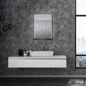 Dreamwerks 24" W x 32" H Brushed Nickel Framed LED Mirror with Bluetooth Speaker and Integrated Cell Phone Charger - Image 38
