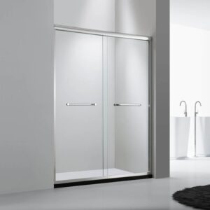 Dreamwerks 48 In. W x 72 In. H Bright Chrome Shower Door - Image 3