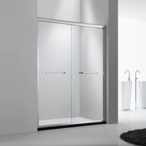 Dreamwerks 48 In. W x 72 In. H Bright Chrome Shower Door - Image 8