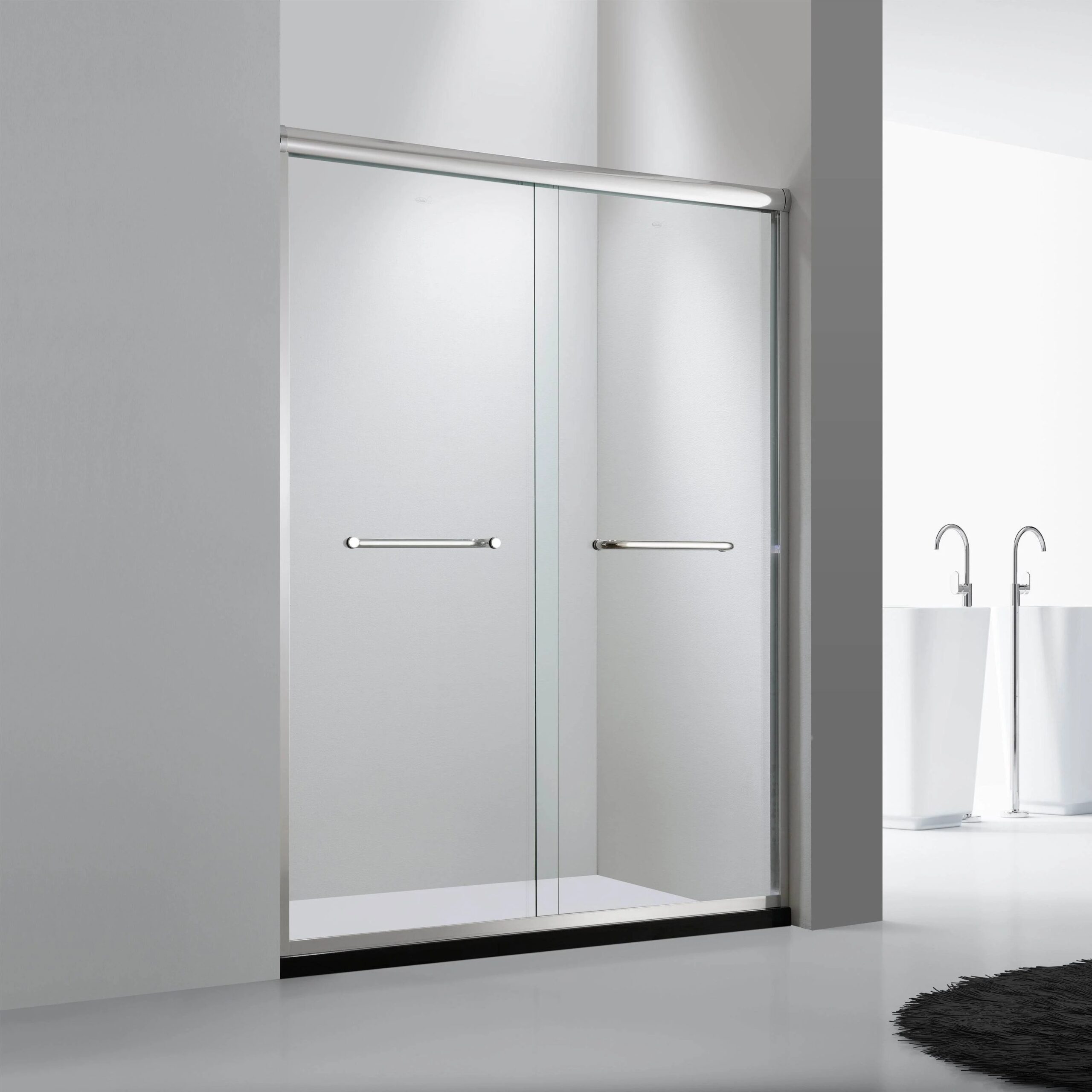 Dreamwerks 48 In. W x 72 In. H Bright Chrome Shower Door - Image 8