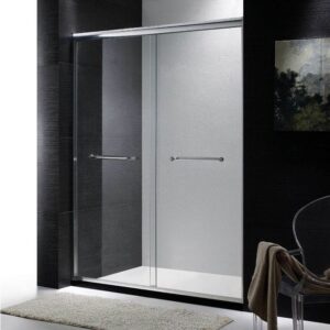 Dreamwerks 48 In. W x 72 In. H Bright Chrome Shower Door - Image 2