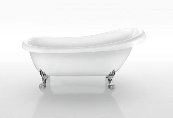 Dreamwerks 67.3" W x 29" D x 30" H Clawfoot Bathtub -0